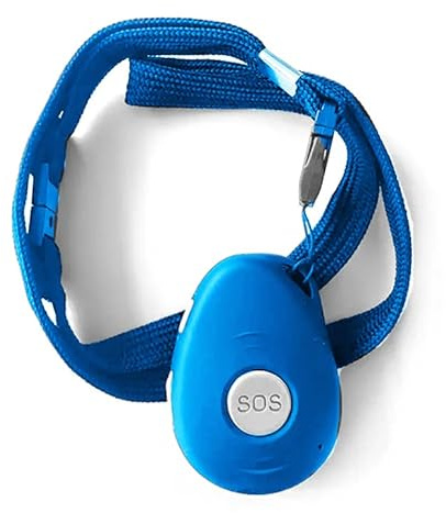 Vigilo - Telesoccorso Anziani gsm, Allarme Manuale con Tasto SOS, Automatico per Caduta, localizzazione satellitare, Funziona con Una Normale SIM Anche Ricaricabile.