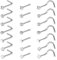 D.Bella Argent Nez Studs-20G 21pcs Nez Anneaux Goujons Nez Perçage Vis En Acier Inoxydable