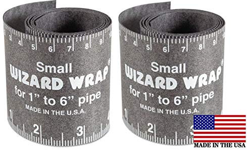 Flange Wizard 2 EACH WW-16 Small Wrap 30” Long x 2-5/8” Wide For Pipe 1” to 6” Diameter