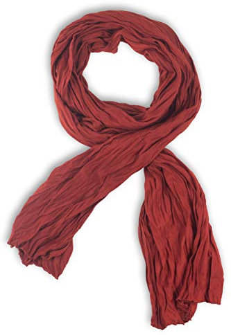 fashionchimp BASIC-Schal für Damen in angesagten Trendfarben, Jersey-Design (Beere)