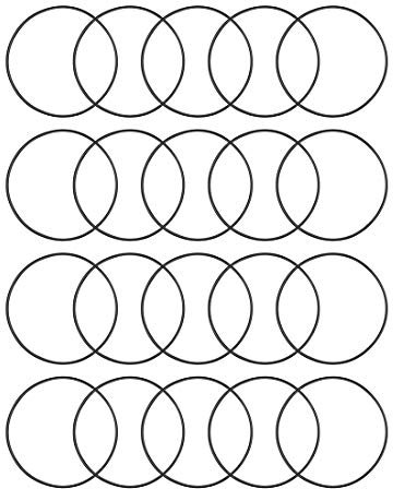 sourcing map 20Stk. Nitrilkautschuk O-Ringe 56mm AD 53mm ID 1,5mm Breite Metrische Nitrilkautschuk-Dichtung