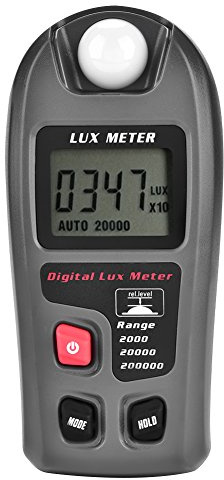 MT-30 Digital Luxmeter, Tragbare Photometer Belichtungsmesser LCD Display Bereich bis zu 200.000 Lux, Hoher Genauigkeit Schneller Reaktion und Daten Halten