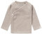 Noppies Unisex Baby U Tee Overlap Ls Rib Nanyuki T Shirt, Taupe Melange - P757, 50 EU