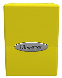Ultra Pro UP - Deck Box - Satin Cube - Lemon Yellow