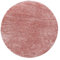 Carpetsale24 Teppich Wohnzimmer Shaggy Einfarbig 80 cm Rund Rosa - Hochflor Schlafzimmer Luxuriös Kuschelig Super Weich Langflor 50 mm Florhöhe - Flauschiger Runder