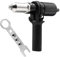 YWHWLX Nietpistolen-Adapter-Set, elektrische Bohrmaschinen-Nietenaufsatz, einfache Verarbeitung für Pop-Nietarbeiten, mit 4 Nietköpfen 2,4 mm, 3,2 mm, 4,0 mm, 4,8 mm