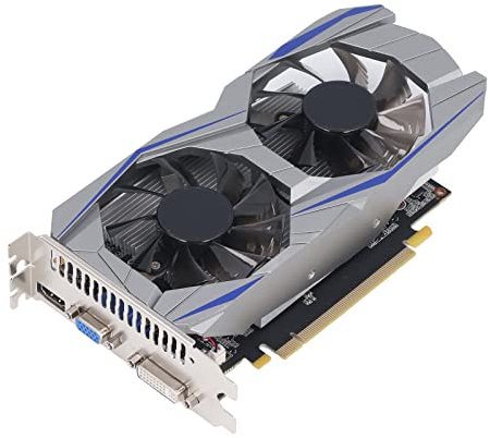 GTX550 Ti 2GB GDDR5 128 Bit PCI Express 1.1 X 16 Scheda Grafica a Doppia Ventola con CD Driver, Tecnologia 4K HDR, Compatibile con 10/7