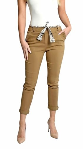 Mississhop Female Damen Stretch Klassische Chino Hose