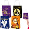 4 Stück Halloween Papier Geschenktüten Süßigkeiten Beutel Mitgebsel Tüten mit Griff Die Eiskönigin Mottoparty Geschenktüten für Kindergeburtstag,Weihnachten,Giveaways,Party Dekorationen