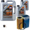 Inspektionspaket Wartungspaket Filterset mit 7 L Motoröl Top Tec 4200 5W-30, Ölfilter, Verschlussschraube