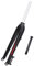 Forcella Anteriore MTB Da 26/27,5/29 Pollici Perno Passante 15x100mm Senza Filettatura Tubo Dritto Forcella Da Bicicletta 1-1/8 Rigido Freno A Disco Forcelle ( Color : Black+Red 100mm , Size : 29 )