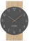 Cander Berlin MNU 2630 B Wanduhr lautlos 41 cm ohne Tickgeräusche Wohnzimmer modern Vintage grau Holzzeiger