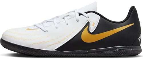 Nike Phantom Gx II Club Ic Football Shoe, White/Black/MTLC Gold Coin, 3 UK