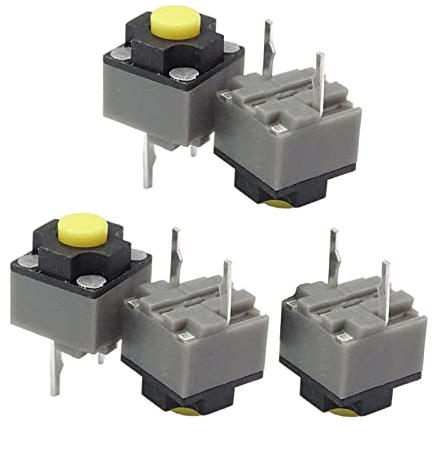 quadratischer leiser Mikroschalter