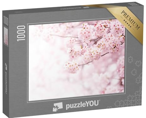 puzzleYOU : Puzzle de 1000 pièces « Les cerisiers en Fleurs dans Toute Leur splendeur »