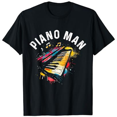 Piano Man Klassische Musik Musiker Keyboard Pianist T-Shirt