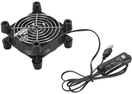 90mm PC Case Fan,Computer Case Fan 90 Mm Cooling Case Fan with Variable Speed Controller,Small USB Brushless Cooling Fan,USB 5V Chassis Cooling Fan for Computer Game Console