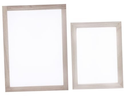 CIMAXIC Telaio Serigrafia in Legno Stampo Fabbricazione Carta Telaio Stampa Strumento Lavorazione Carta Kit Fai Da Te