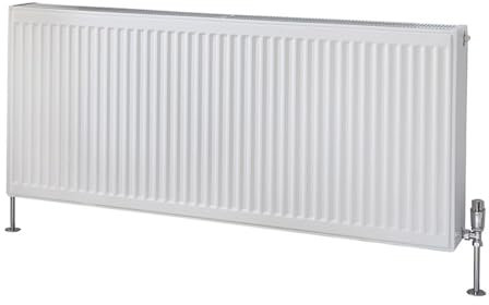 Milano Compact White Type 33 Horizontal Triple Panel Convector Radiator - 600mm x 1400mm