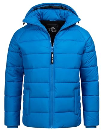Arctic Seven Herren Winterjacke (S-3XL) - Wind- & Wasserabweisend, abnehmbare Kapuze, 4 Taschen, Steppjacke, Warme Jacke Männer - AS-420