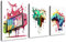 Kepuarm 3Pcs Poster Gamer Cuadros Decoración de Pared Videojuegos Póster de Gaming Decoracion para Juegos,Póster de videojuegos, decoración de habitación infantil, lienzo de juegos (Juego)