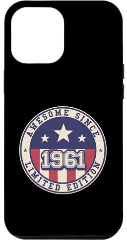 Hülle für iPhone 12 Pro Max 64. Geburtstag 64 Jahre Awesome Since 1961