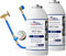 Kit de démarrage EasyKlima® 3-en-1: 2 recharges R1234yf + Tuyau avec indicateur de Pression. Rechargez et réparez Facilement la climatisation des Voitures 2017 et Plus