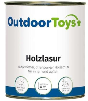 OutdoorToys Holzlasur 0,75l Natur - Zubehör für Spieltürme und Spielhäuser