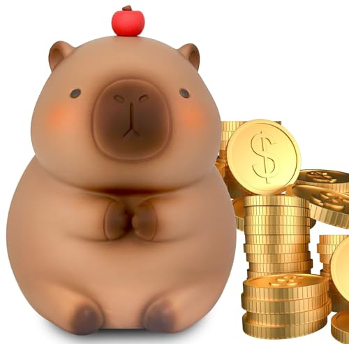 Capybara Sparschwein, 1 Pcs Sparschwein Capybara Money Coin Bank, Spardose für Hochzeit, Weihnachten, Halloween, Geburtstagsgeschenke