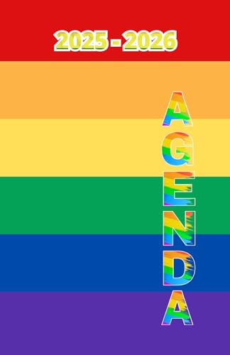 Agenda scolaire journalier 2025-2026-LGBT (12.85x19.84 cm) 1 page pour 2 jours: Couverture 2
