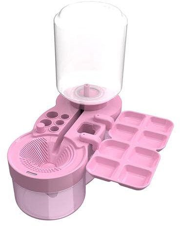 Brush Cleaner with Holder for Dishwasher and Recycled Wastewater, Oil Brush, Watercolour Brush, Acrylic & Watercolor Brush, Electric Tile Cleaning Brush