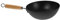 Ipetboom Small Wrought Iron Wok Pan for Single Serving Non Coated Frying Pan for Gas Stove Multi Functional Kitchen Cooking Utensil for Frying Boiling Steaming Easy to Clean Heat Resistant
