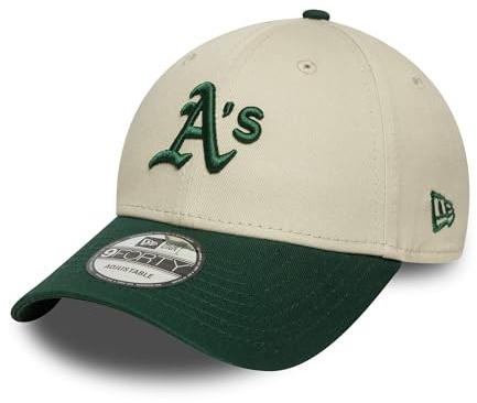 New Era 9Forty MLB NFL Baseballkappe Contrast Visor Kappe beige Krone bunter Schirm verstellbar Strapback