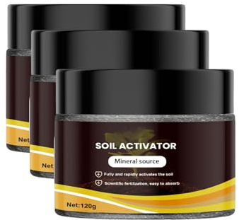 Bodenaktivator, Mineralischer Organischer Bodenverbesserer, Wasserlösliche Formel, 120g, Fördert Wurzelwachstum, Stressresistenz und Krankheitsvorbeugung (3)