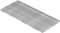 Fenau - 490 x 1090 x 20 mm - Gitterrost, MW: 30/30 mm, verzinkt, Rost für Zarge: 500 x 1100 x 23 mm, Bau-Normrost für Lichtschacht