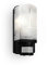 Motion Outdoor Lights Mains Powered - PIR Lights Outdoor - Bulkhead Wall Lights with Motion Sensor - IP44 Rated Security Lights - Black Finish - E27 LED Compatible