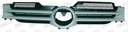 AutoiCenter Rejilla Parachoques Plástico Negro Coche Inserción 63016463