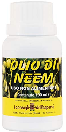 I Consigli dell'Esperto - Olio Di Neem 100ml - Repellente Naturale per Piante Contro Insetti e Parassiti Nocivi - Puro e spremuto a freddo