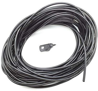 DLRSET Tubo Flessibile in PVC Trasparente, Giardino d'innaffiatura Tubo di irrigazione del Tubo, 3 / 5mm Tubo USA in Drip Irriagtion Uso for Drip Freccia 10m 20m e 40m Punzonatrice Regalo