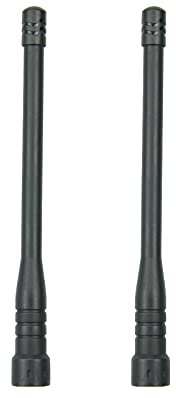 Lot de 2 antennes universelles pour talkie-walkie SMA-mâle UHF 13,5 cm pour radio bidirectionnelle Baofeng UV-5R, Baofeng, Retevis, Kenwood, HYT