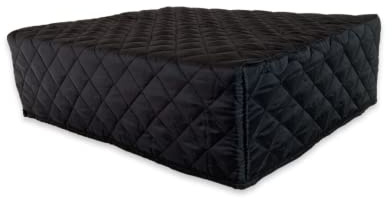 Beat Breakerz - Double Quilted Turntable Dust Cover Black, Fits Technics SL1200/SL1210 Pioneer PLX 1000 & More!…