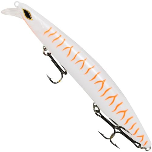 FTM Seika Nightveit Wobbler 140mm 14cm 27g Orange Killer 8900196 Zanderwobbler Wobbler Lauftiefe 0,5-1m