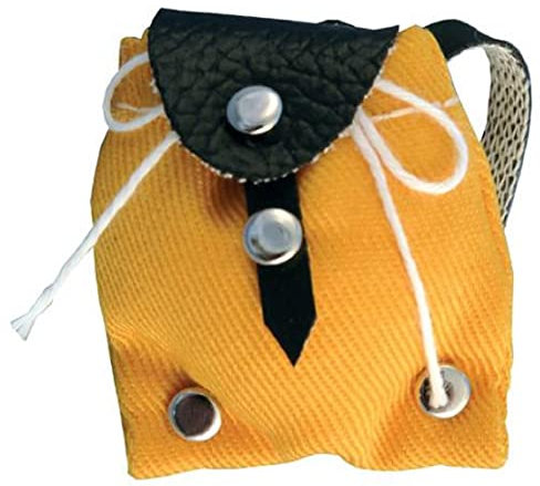 Melody Jane Puppenhaus Gelber Rucksack Modern Tasche Miniatur Schule Schlafzimmer Zubehör 1:12