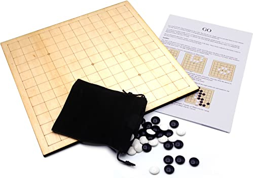 Go Game Set (Goban) 24 cm, fabriqué au Royaume-Uni