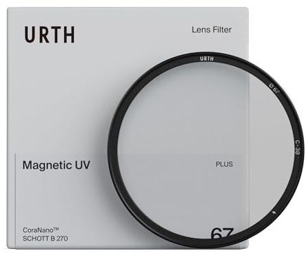 Urth 55mm Magnetic UV Lens Filter (Plus) | HD Optical Glass, 30-Layer Nano-Coated UV Camera Lens Protection