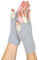 Native World Damen Possum Merinowolle Fingerlose Handschuhe - weich, extrem warm für den Winter, grau, One size