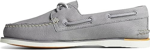 Sperry Mens Gold Cup Authentic Original Nubuck Boat Shoes (7 UK) (Grey)
