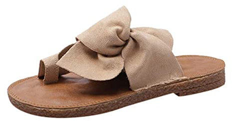 Sportswear Damen Schuhe Schuhe Ring-Hausschuhe Damenzucht Flache Sandalen am Strand der Bowknot lässige Damen-Pantoffel Silberne Schuhe Damen Glitzer