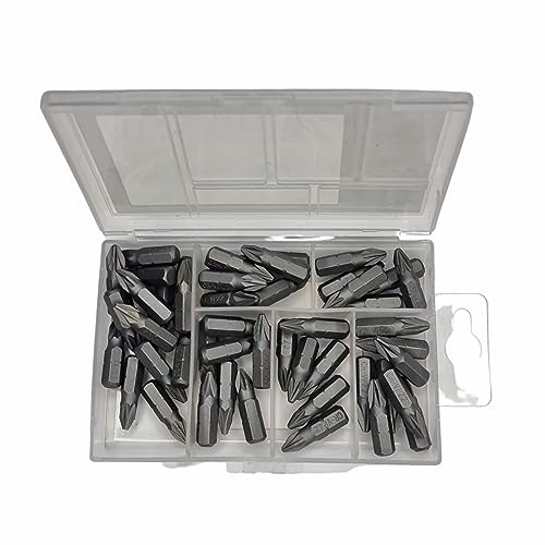 Rolson 30311 50Pc Pz2 25mm Screwdriver Bits