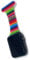 iWatch Strap Compatible with Apple Watch Fob 38-41mm, Infection Control Design Silicone Pin Fob for Nurses Midwives Doctors Healthcare Workers iWatch Series SE/7/6/5/4/3/2/1 (Rainbow)